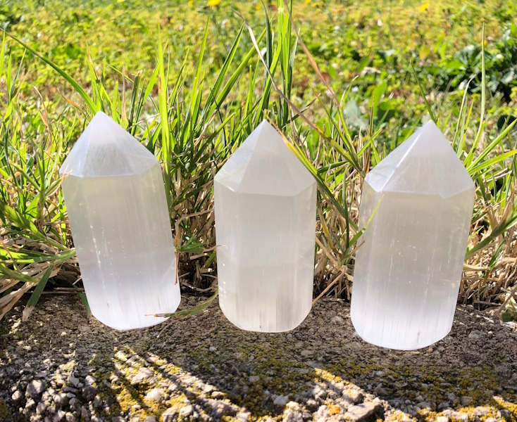 Punta generador Selenita 8 cm